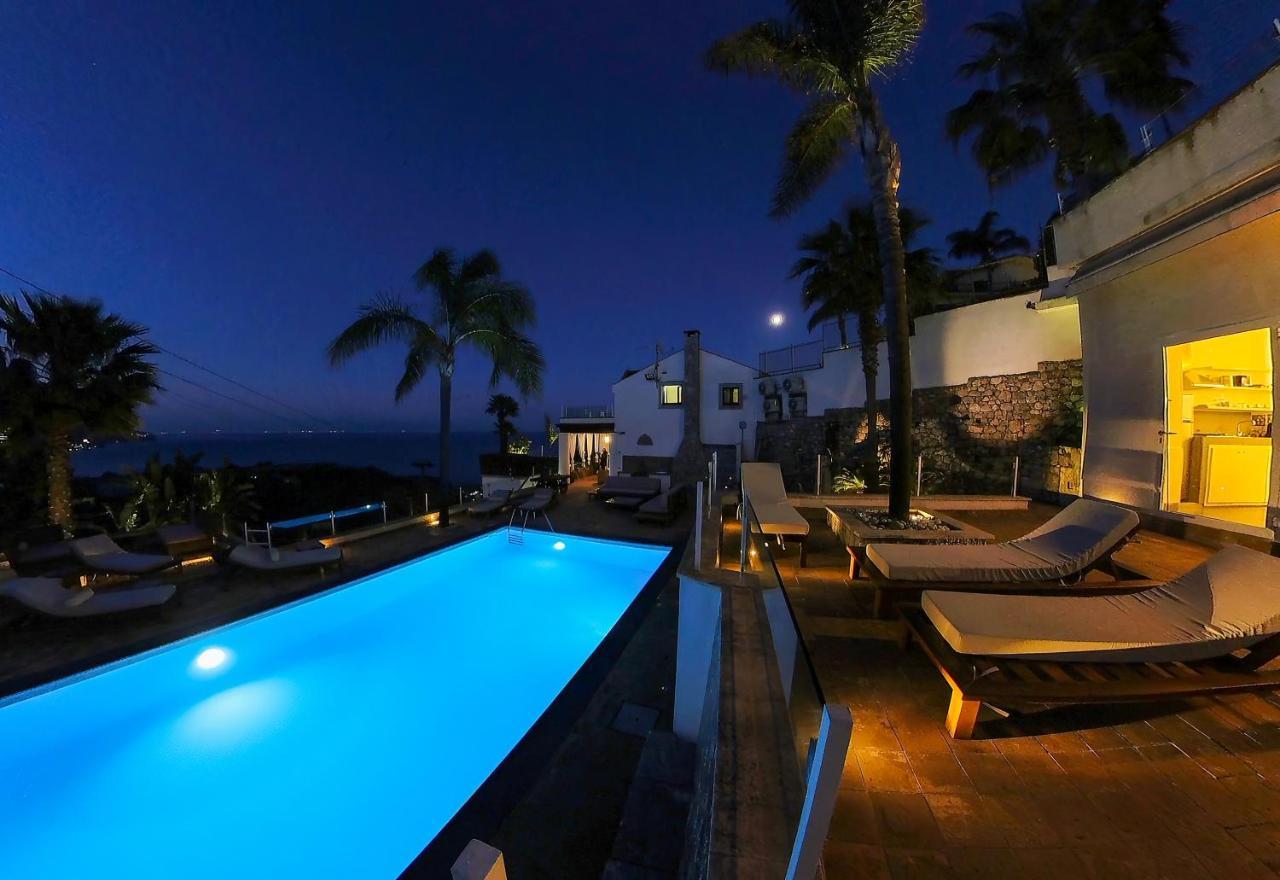Luxury Taorum Villa With Spectacular Sea Views In 陶尔米纳 外观 照片
