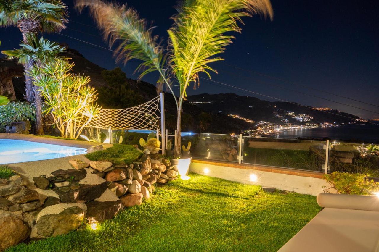 Luxury Taorum Villa With Spectacular Sea Views In 陶尔米纳 外观 照片
