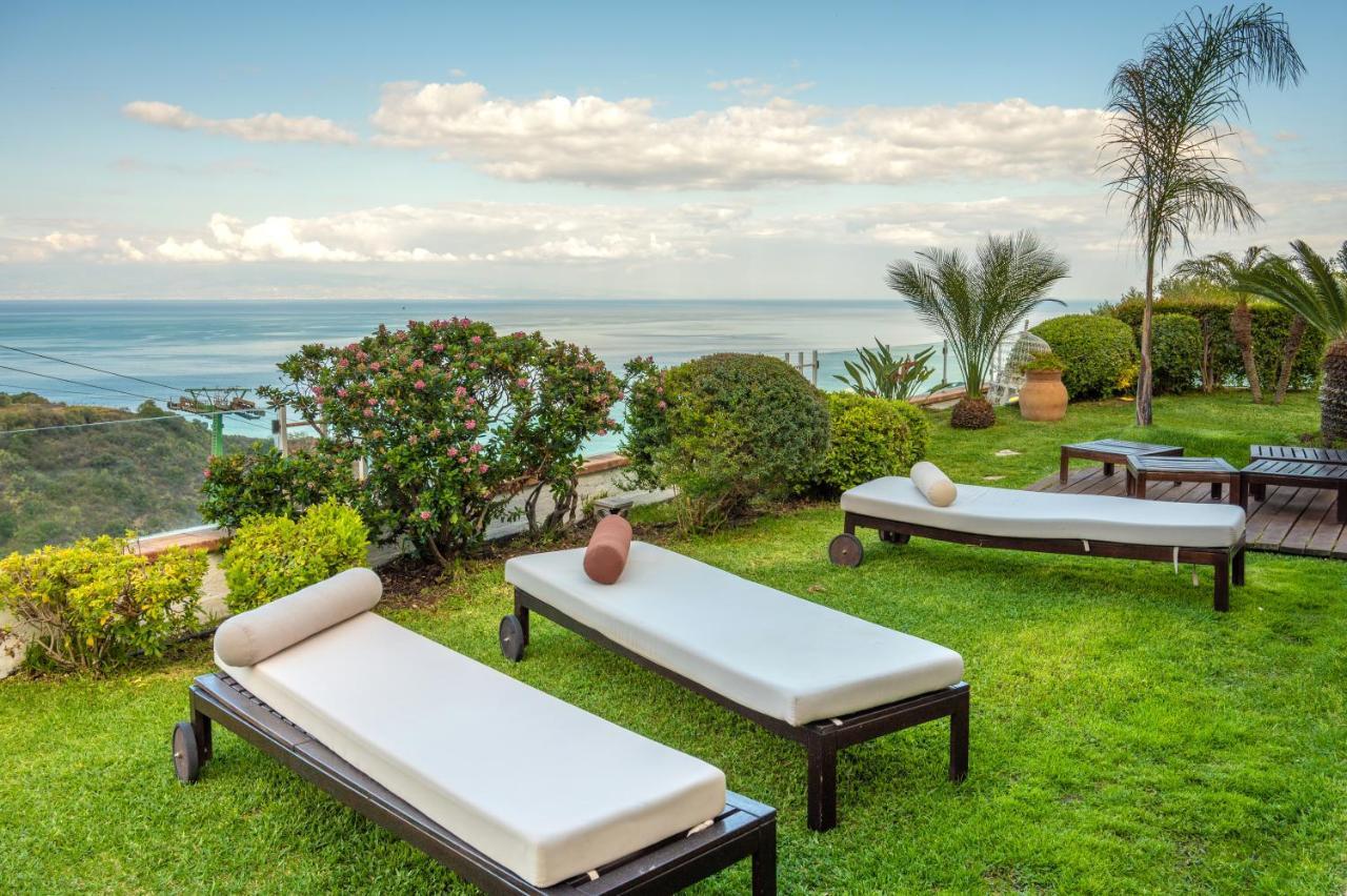 Luxury Taorum Villa With Spectacular Sea Views In 陶尔米纳 外观 照片