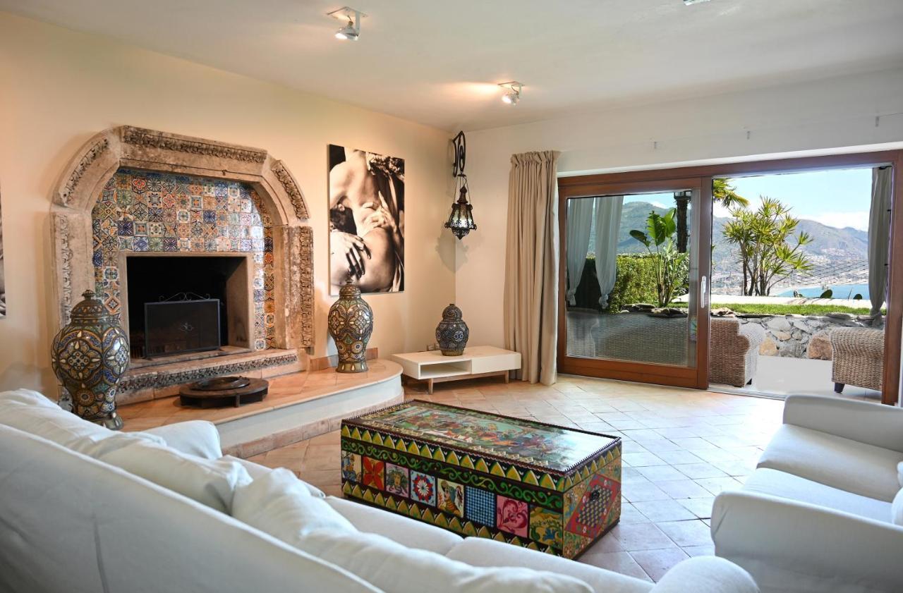 Luxury Taorum Villa With Spectacular Sea Views In 陶尔米纳 外观 照片