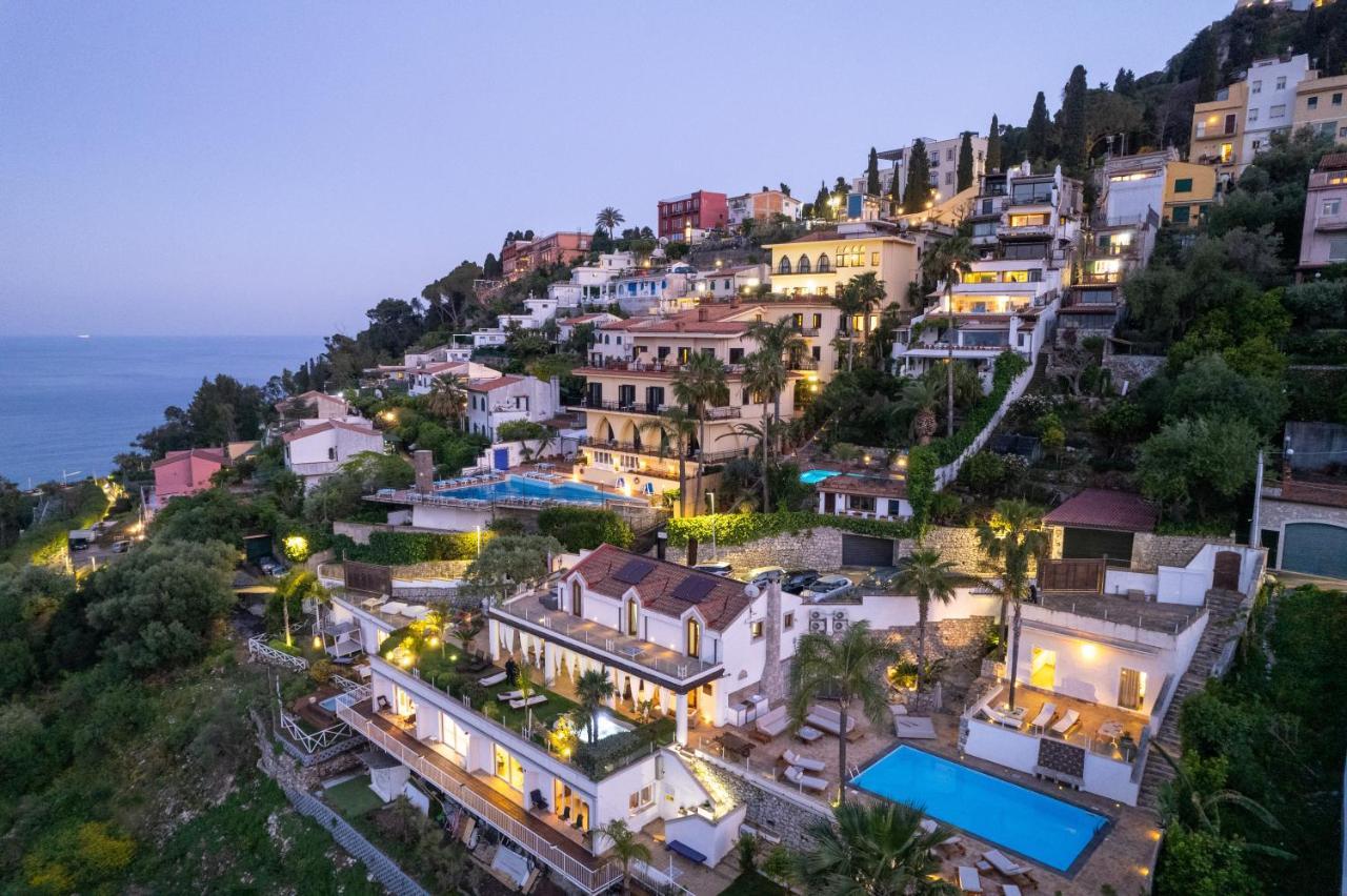 Luxury Taorum Villa With Spectacular Sea Views In 陶尔米纳 外观 照片
