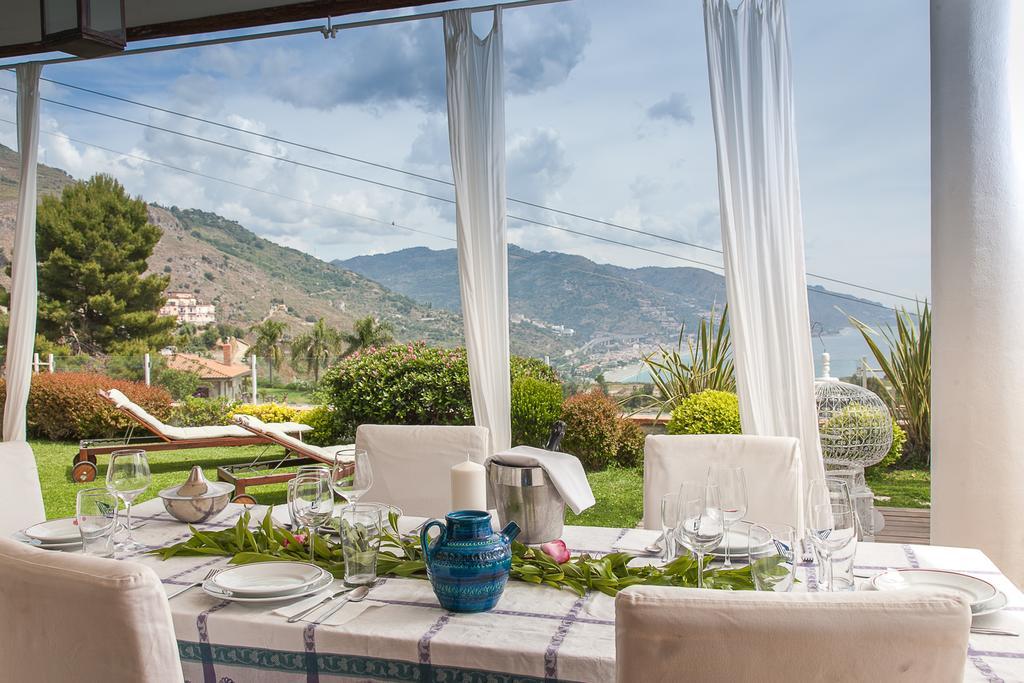 Luxury Taorum Villa With Spectacular Sea Views In 陶尔米纳 外观 照片
