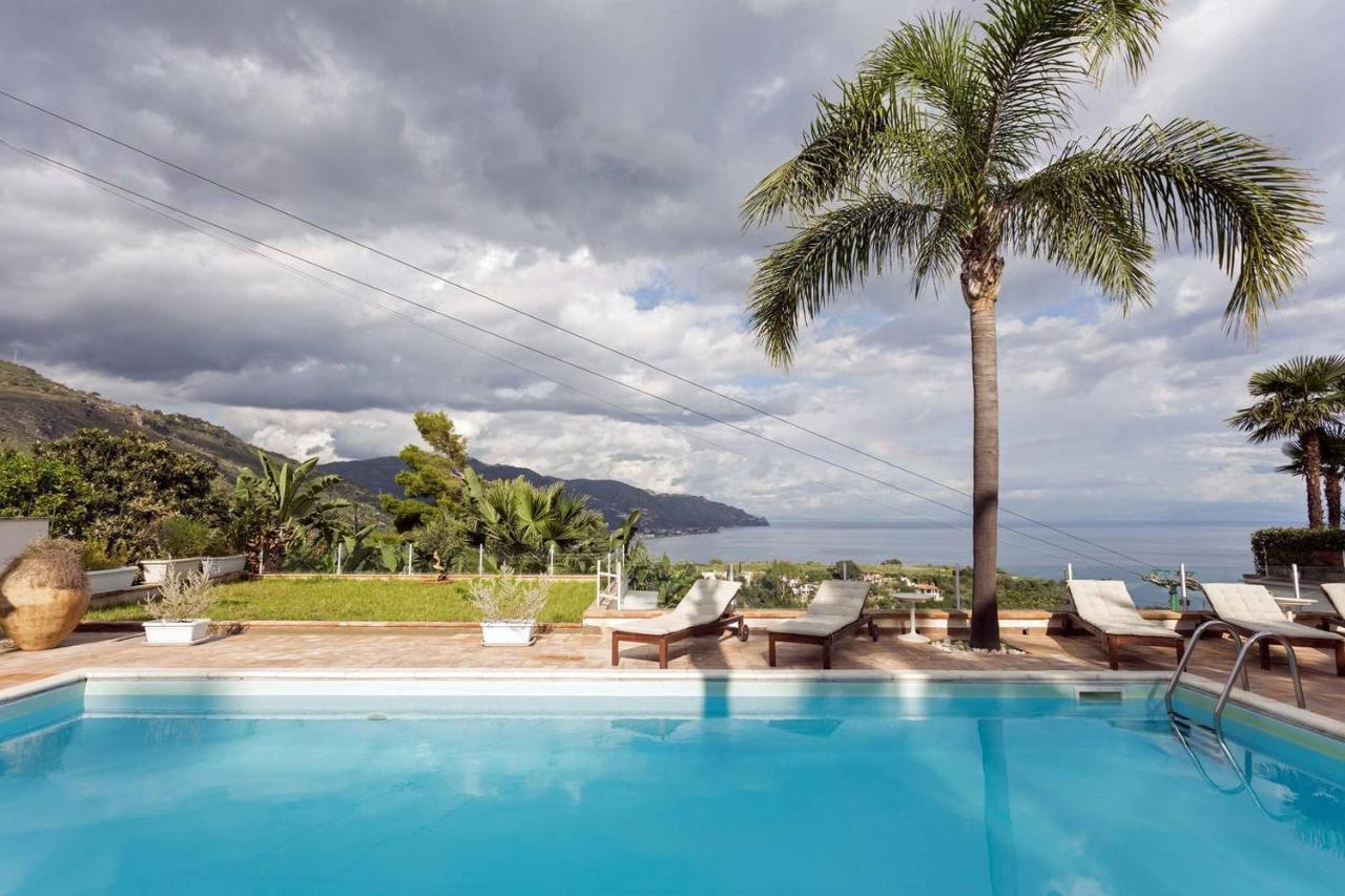 Luxury Taorum Villa With Spectacular Sea Views In 陶尔米纳 外观 照片