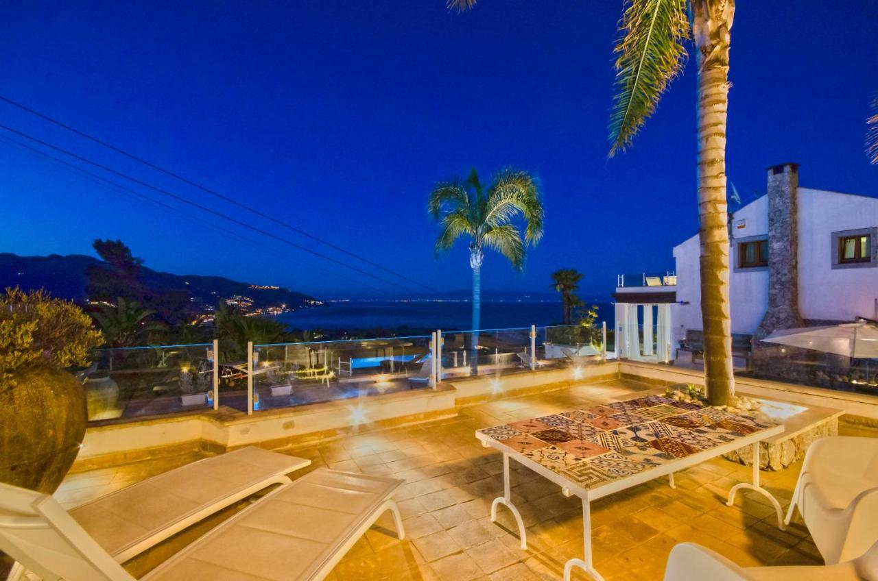 Luxury Taorum Villa With Spectacular Sea Views In 陶尔米纳 外观 照片