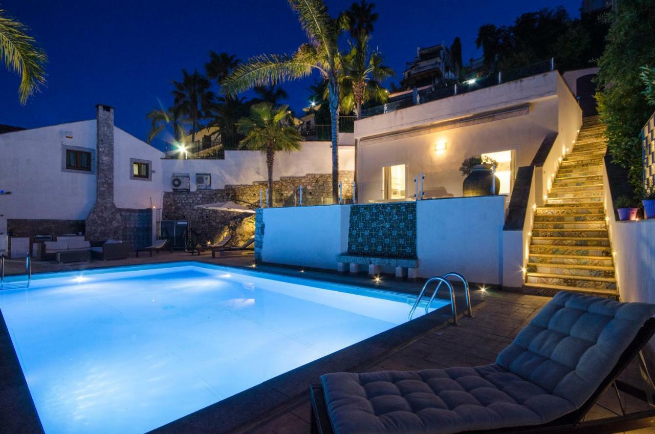 Luxury Taorum Villa With Spectacular Sea Views In 陶尔米纳 外观 照片