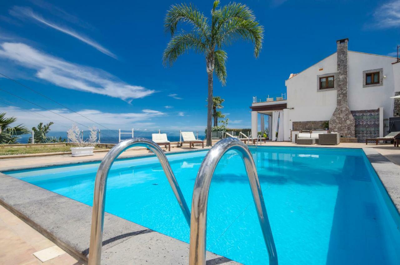 Luxury Taorum Villa With Spectacular Sea Views In 陶尔米纳 外观 照片